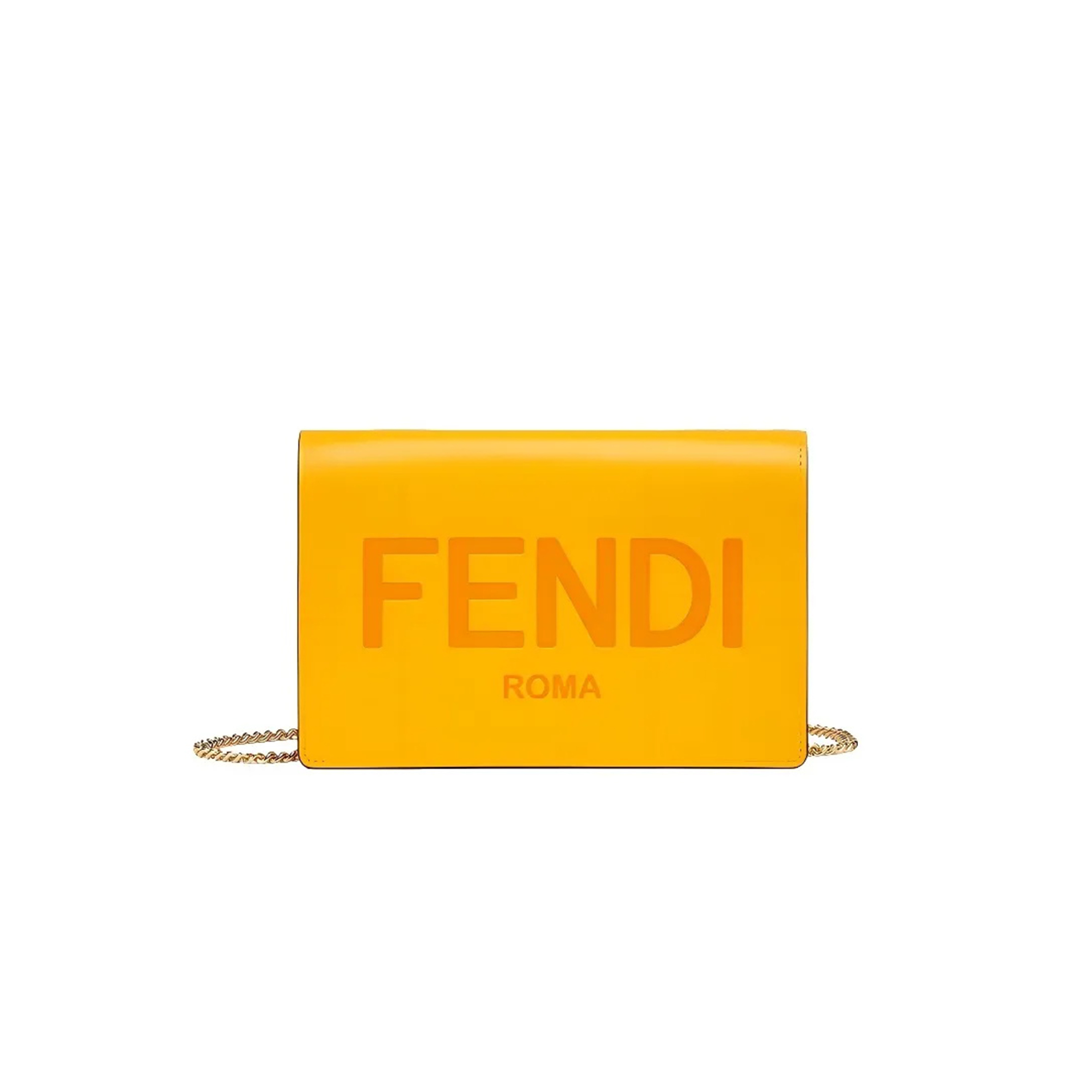 FENDI SHOULDER CROSSBODY BAG MINI WOMEN'S ORANGE 8BS006AAYZF1DZH (20*13*6cm)